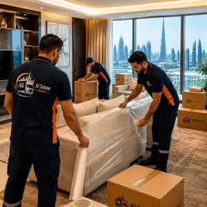 Alsatee movers sofa packing